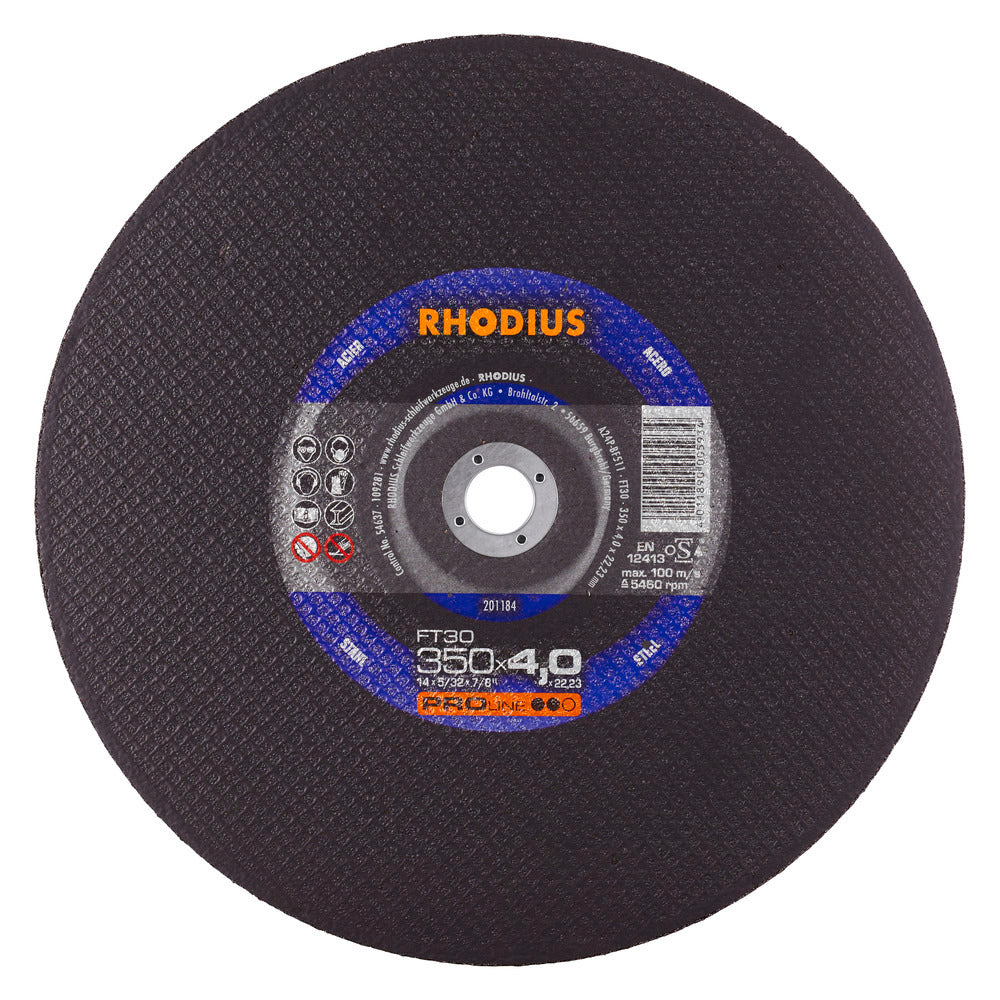 RHODIUS FT30 Kapskiva 350x4,0x22,3 (10 förp)