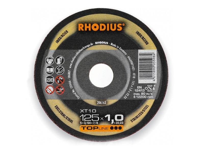RHODIUS XT10 Kapskiva 105x1,0x15,0/10,0 (25 stk förp)
