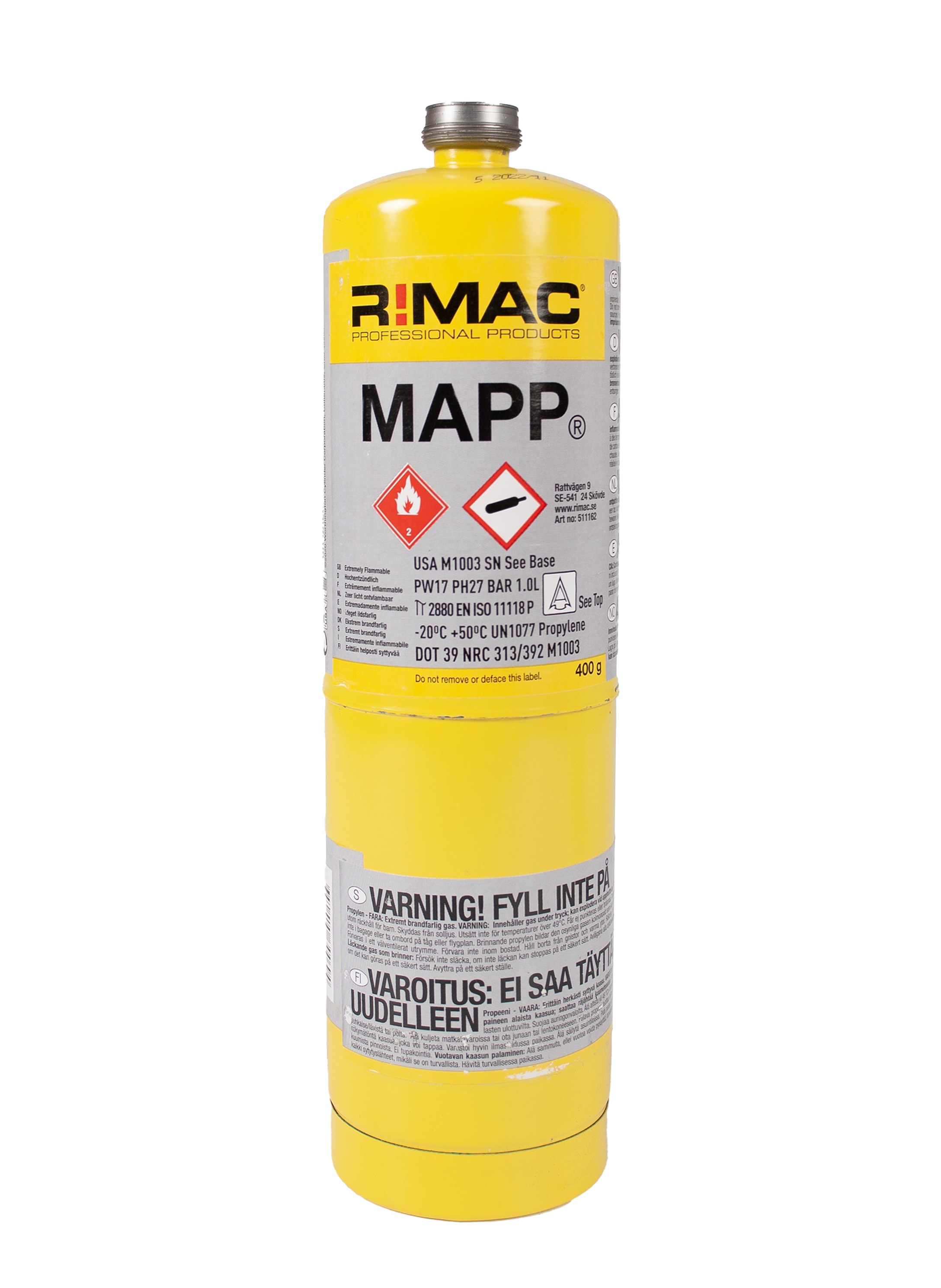 R!MAC MAPP-gasflaska 400gr