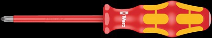 WERA 162i PH 1 x 80 mm VDE Insulated screwdriver for Phillips screws PH 1x80