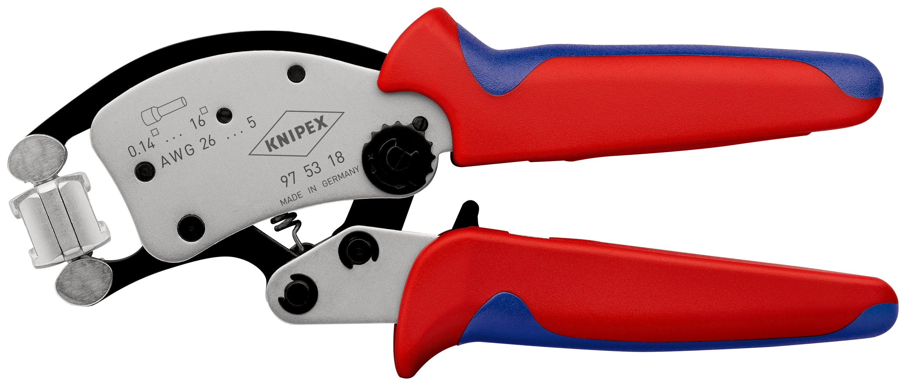 KNIPEX TwistorŸ16 SjÀlvinstÀllande presstÄng för Àndhylso