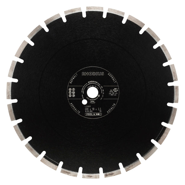 RHODIUS Diamantklinga LD60 400x10x3,2x25,4