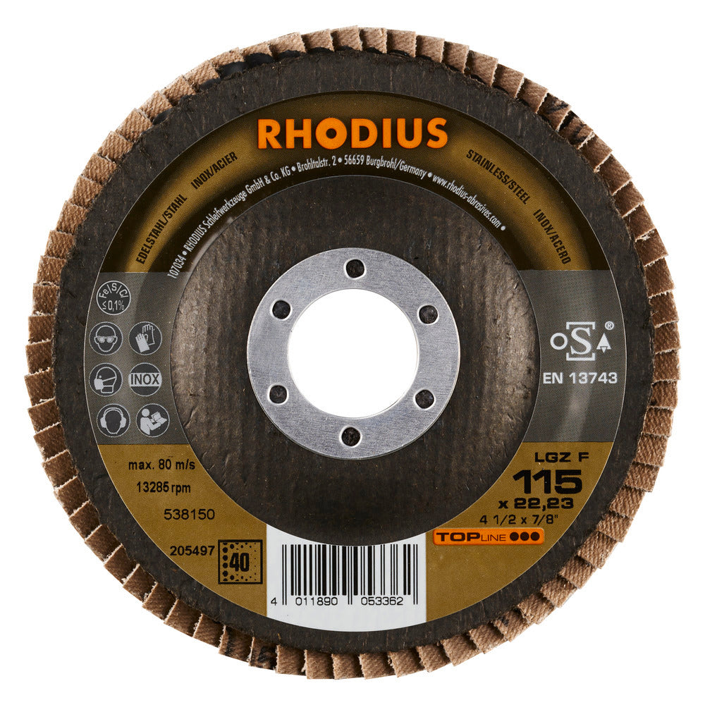 RHODIUS LGZF 115x22,23 K60 (10 förp)