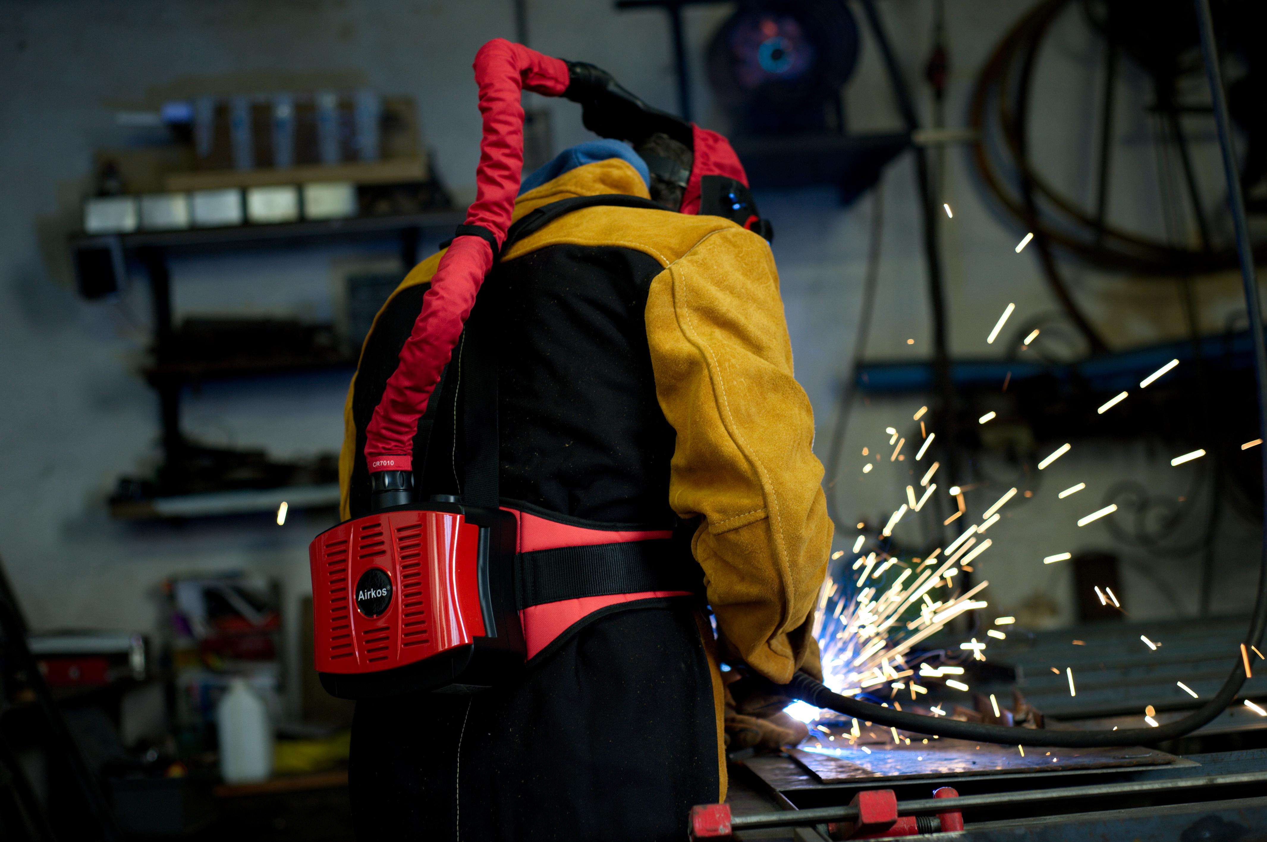 WELTEK Svets/Slipvisir batteridrivet partikelfilter