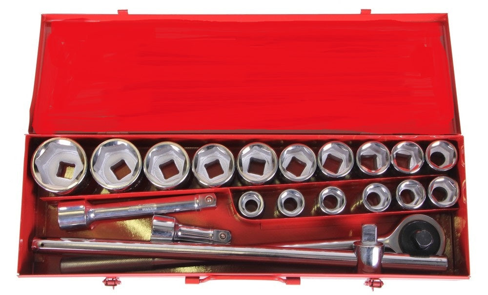 Hylsnyckelsats 3/4" 19-50mm