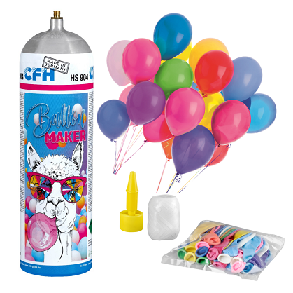 CFH Heliumset inkl ventil.