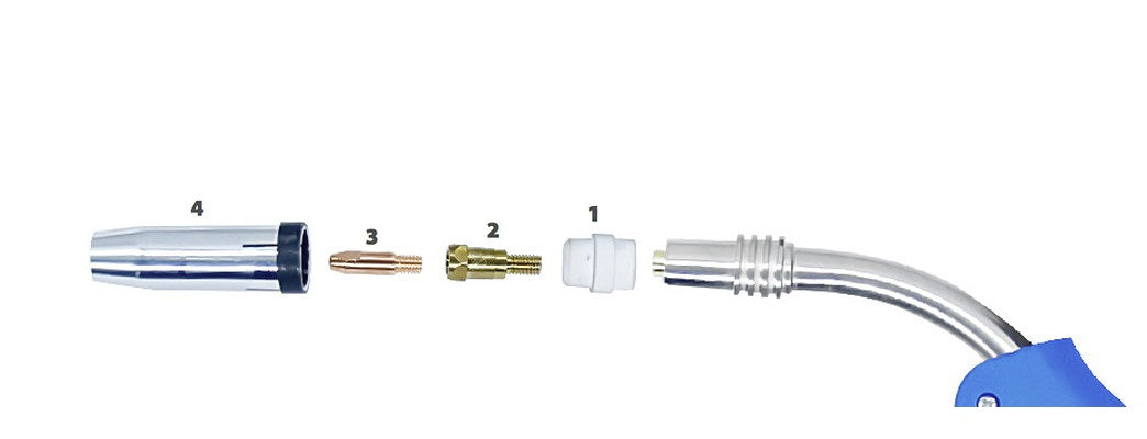 Gasfördelare Vit R24 x2st