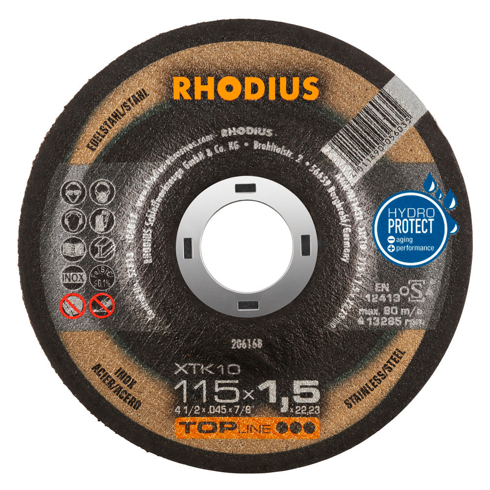RHODIUS XKT10 Kapskiva 115x1,5x22,23 (50 förp)