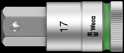 WERA 8740 C HF Hex-Plus SW 6,0 x 60 mm Zyklop bit socket with 1/2" drive holding function 6.0x60,0