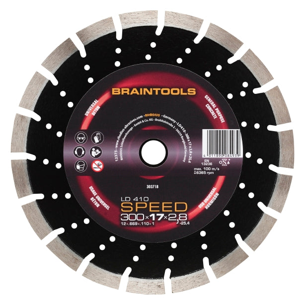 RHODIUS Diamantklinga LD410 Speed 300x17x2,8x25,4