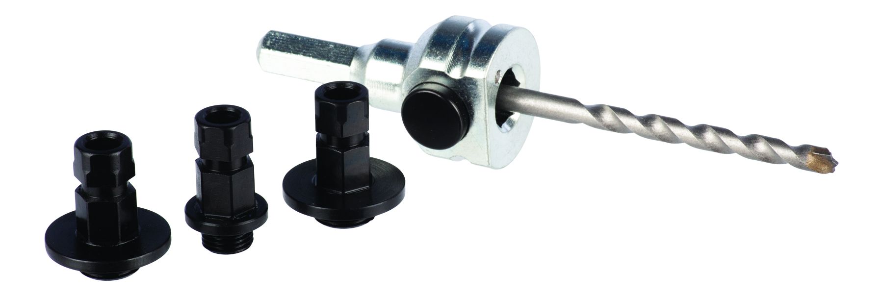 MANDREX Starter Kit MXqs - Arbor SDSplus - HSS Long pilot drill