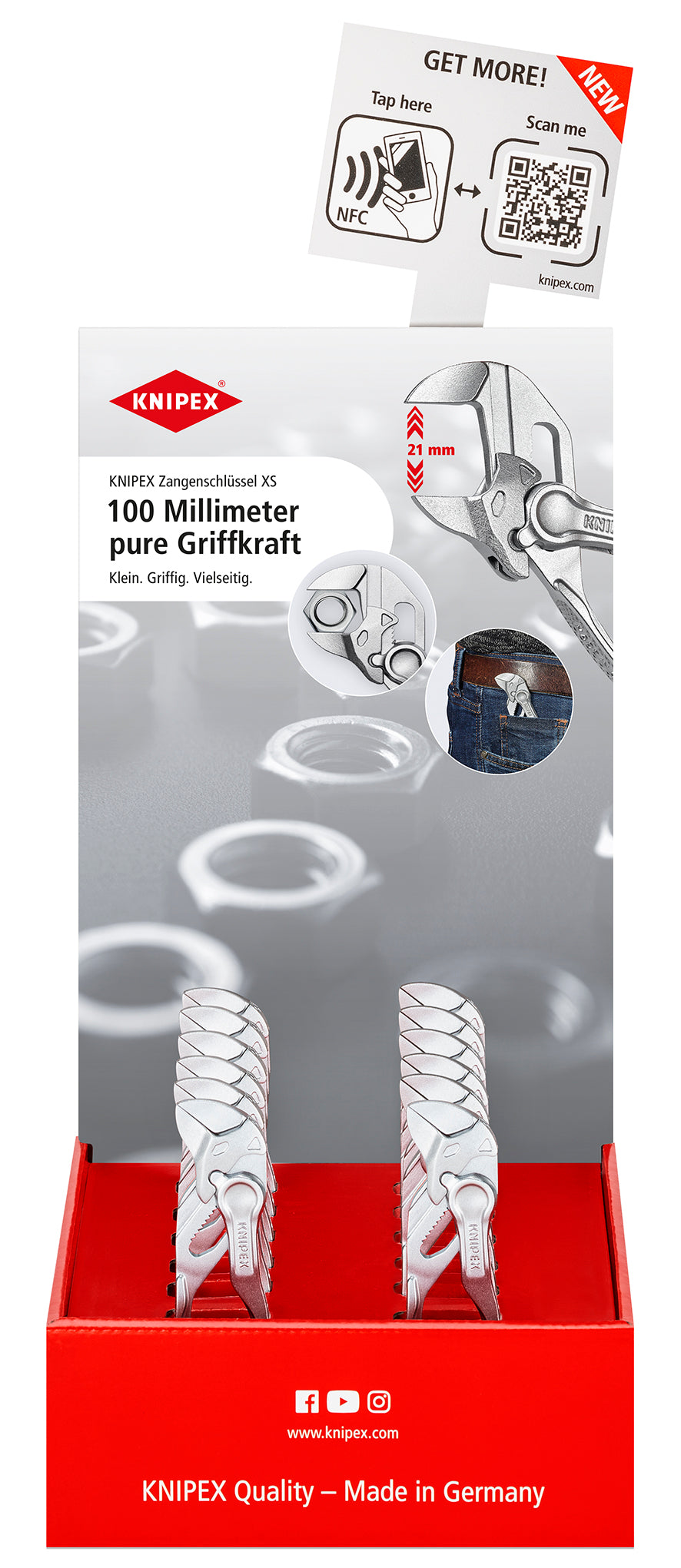 KNIPEX Försäljningsdisplay 12 x 8604100