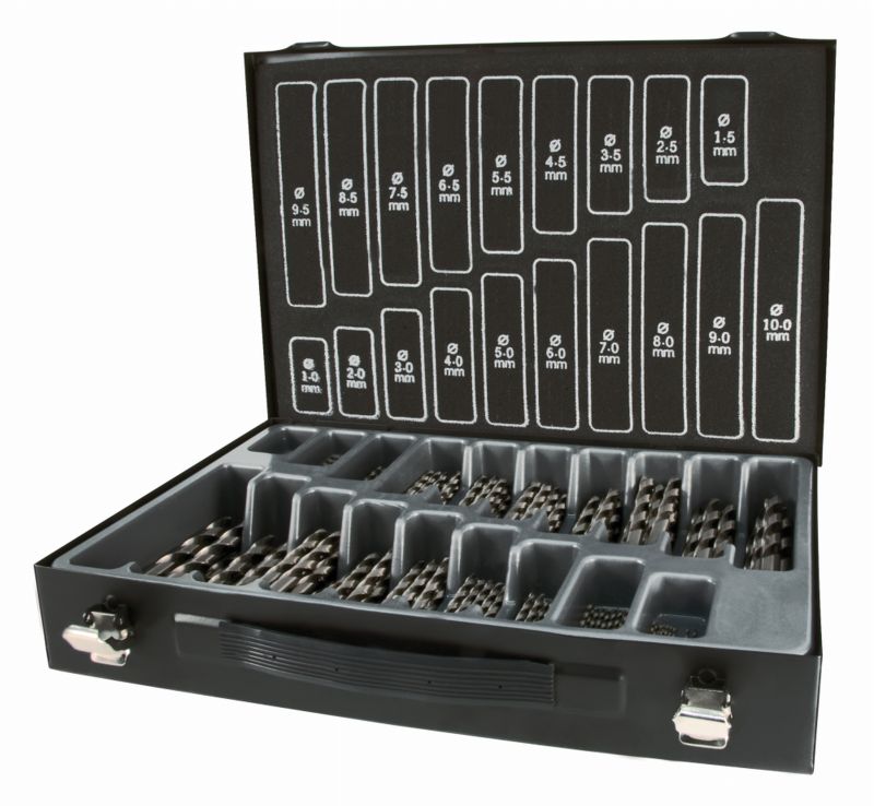 RUKO Borrlåda 1-10mm 170st Slipade