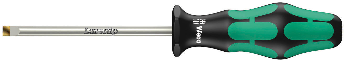 WERA 334 1,2 x 8,0 x 175 mm Screwdriver for slotted screws 1.2x8.0x175