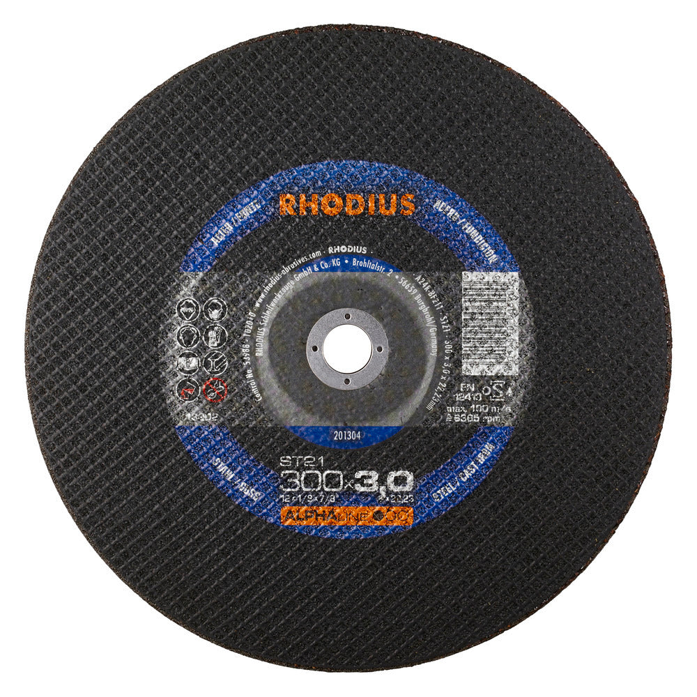 RHODIUS ST21 Kapskiva 300x3,0x22,23 (10 förp)