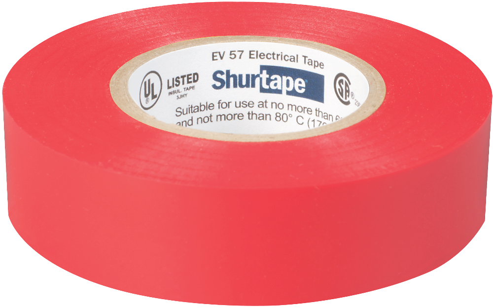 Eltejp EV57 Röd 19mmx20m