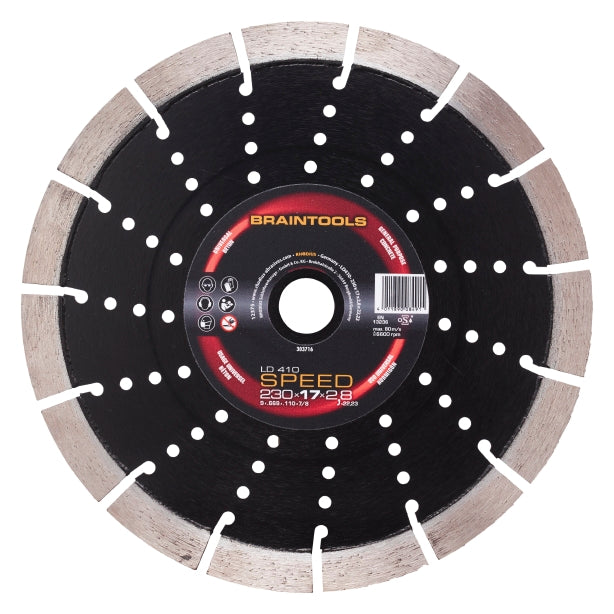 RHODIUS Diamantklinga LD410 Speed 230x17x2,8x22,23