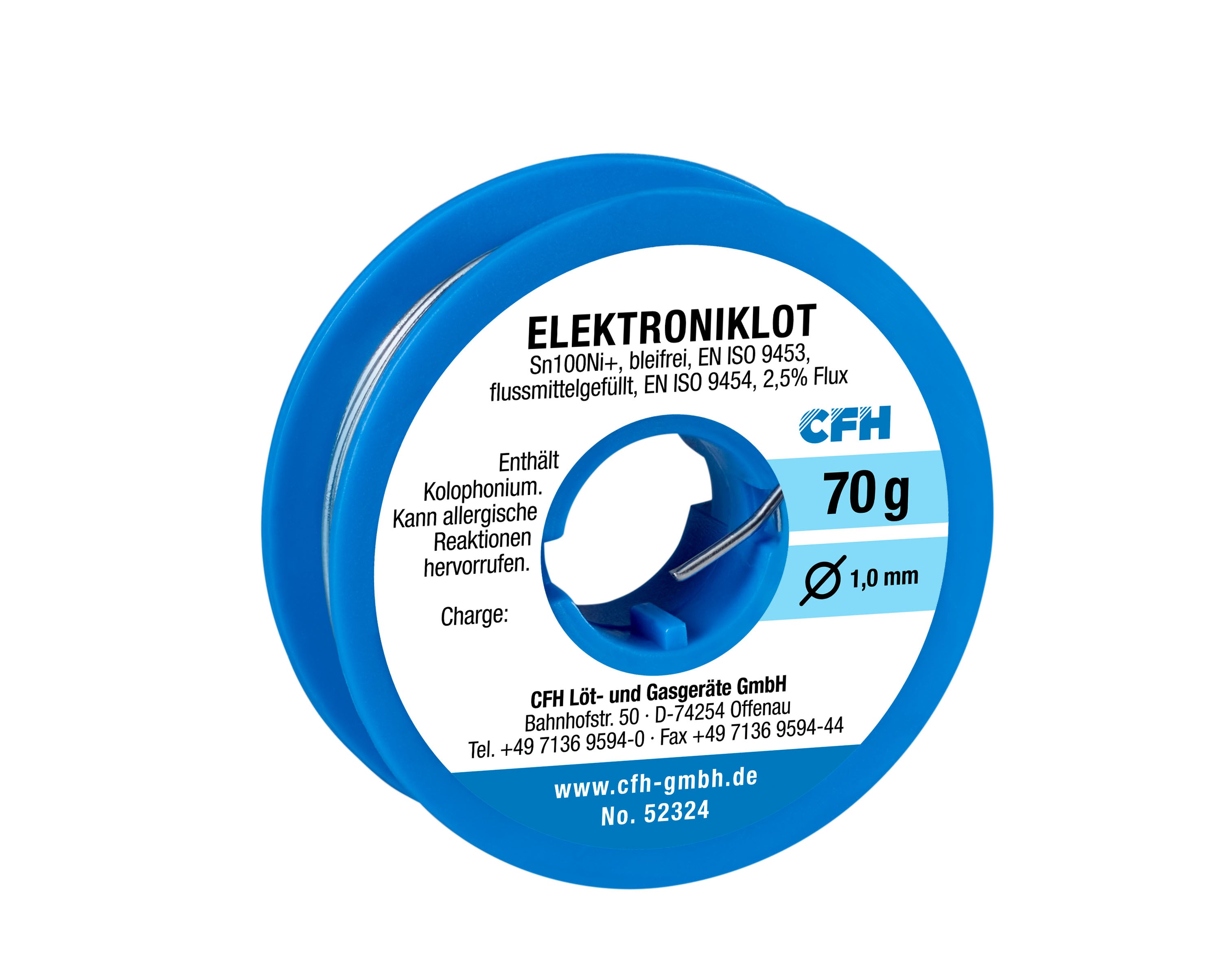 CFH Electronic solder EL 324 lead-free 70g