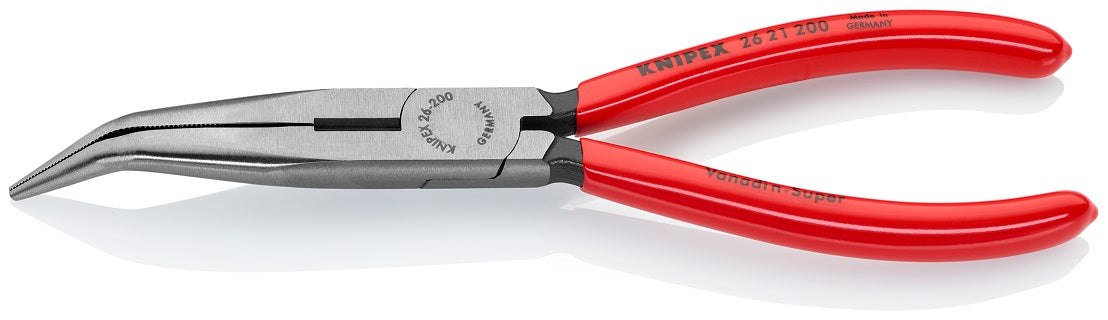 KNIPEX Flacktång vinkl, skär 200mm
