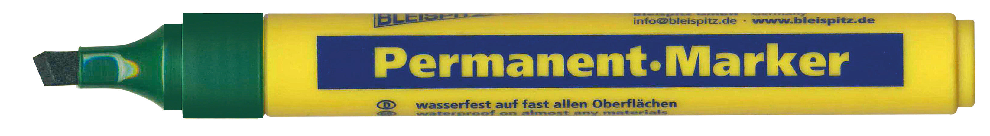 BLEISPITZ Permanet-Marker Bred spets Grön 10s