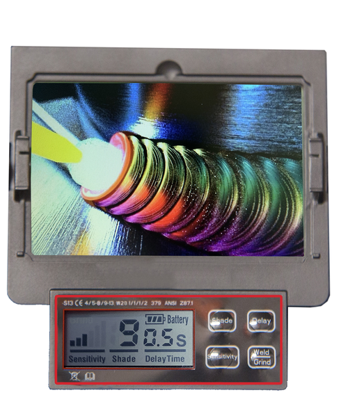 Weltek Svets/Slipvisir batteridrivet partikel/kemfilter