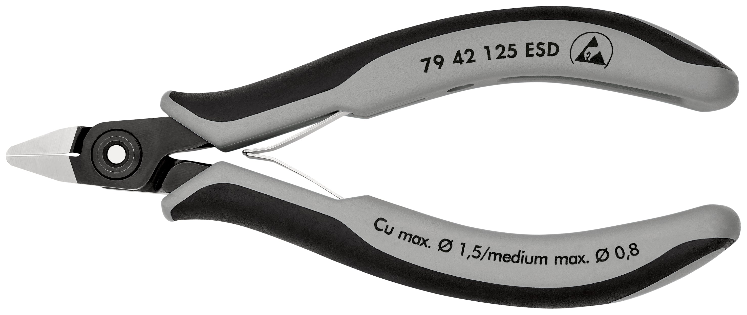 KNIPEX Elektroniksidavbitare ESD 125mm