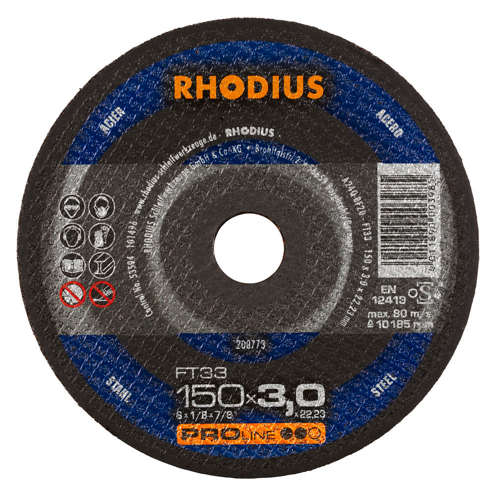 RHODIUS FT33 Kapskiva 150x3,0x22,23 (25 förp)