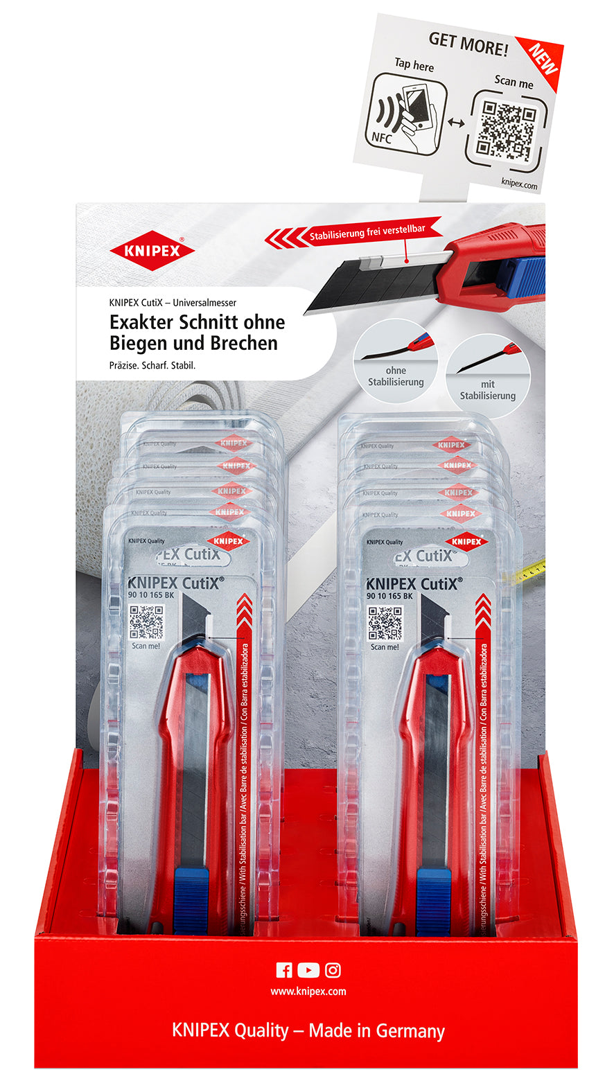 KNIPEX Försäljningsdisplay 10 x  9010165BK