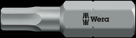 WERA 840/1 Z Hex-Plus BO SW 5,0 x 25 mm Bits for hex socket screw, tamper resistant 5.0x25