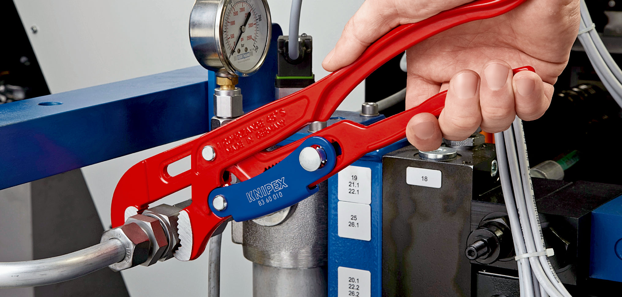 KNIPEX Rörtång med Snabbinställning 330 mm