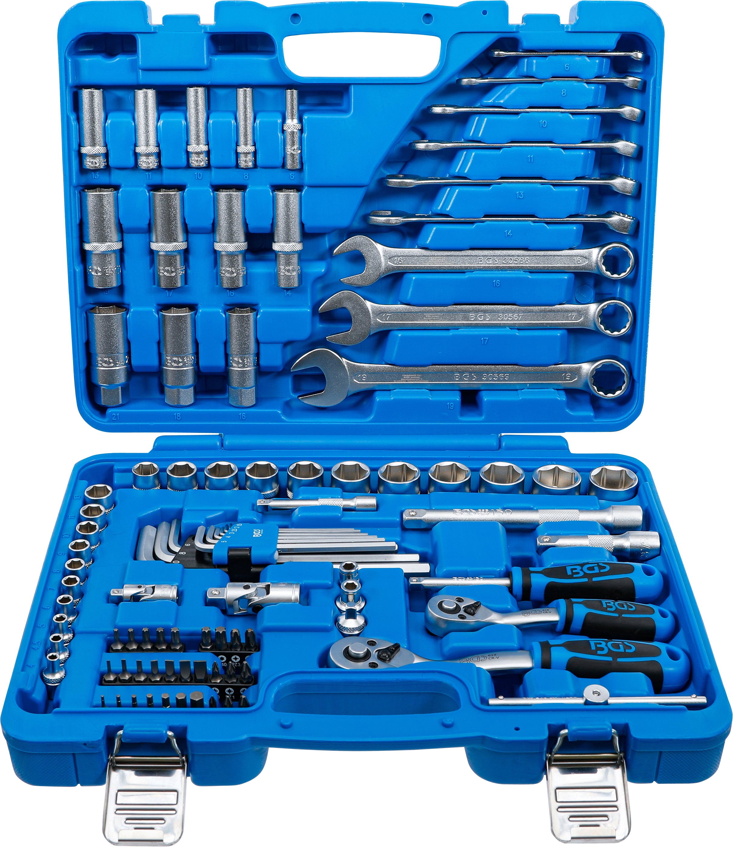 Hylsnyckel-sats Sexkant | 6,3 mm (1/4") / 10 mm (3/8") | 92 delar