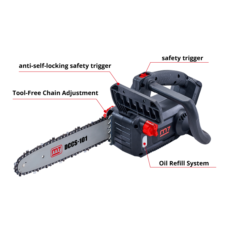 m7 Kedjesåg 2400r/min 18V exkl. batteri & laddare