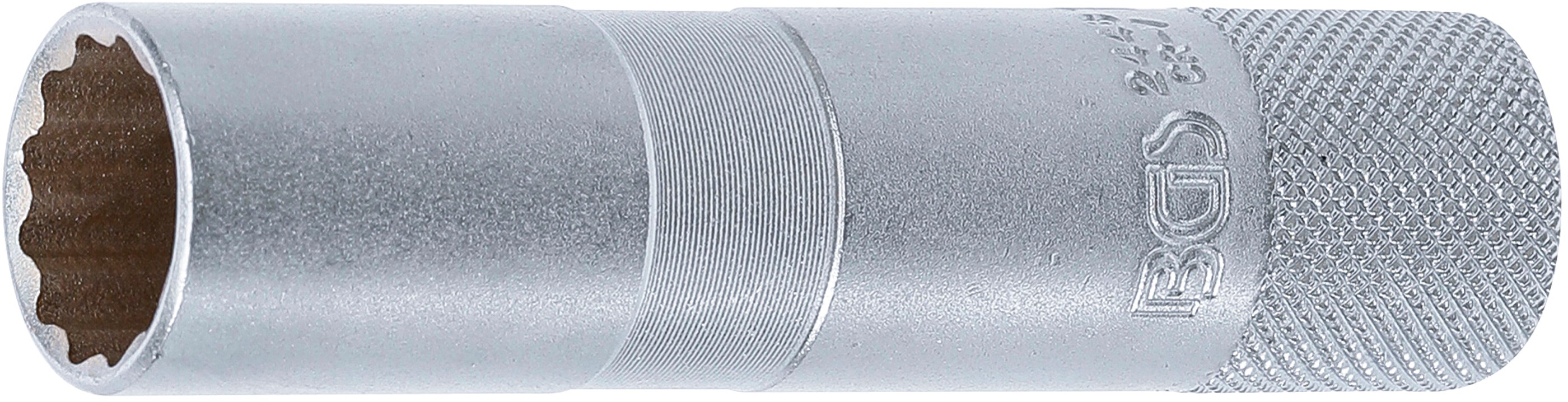 Tändstift-Insats med hållargummi, Tolvkant, lång | 10 mm (3/8") | 16 mm