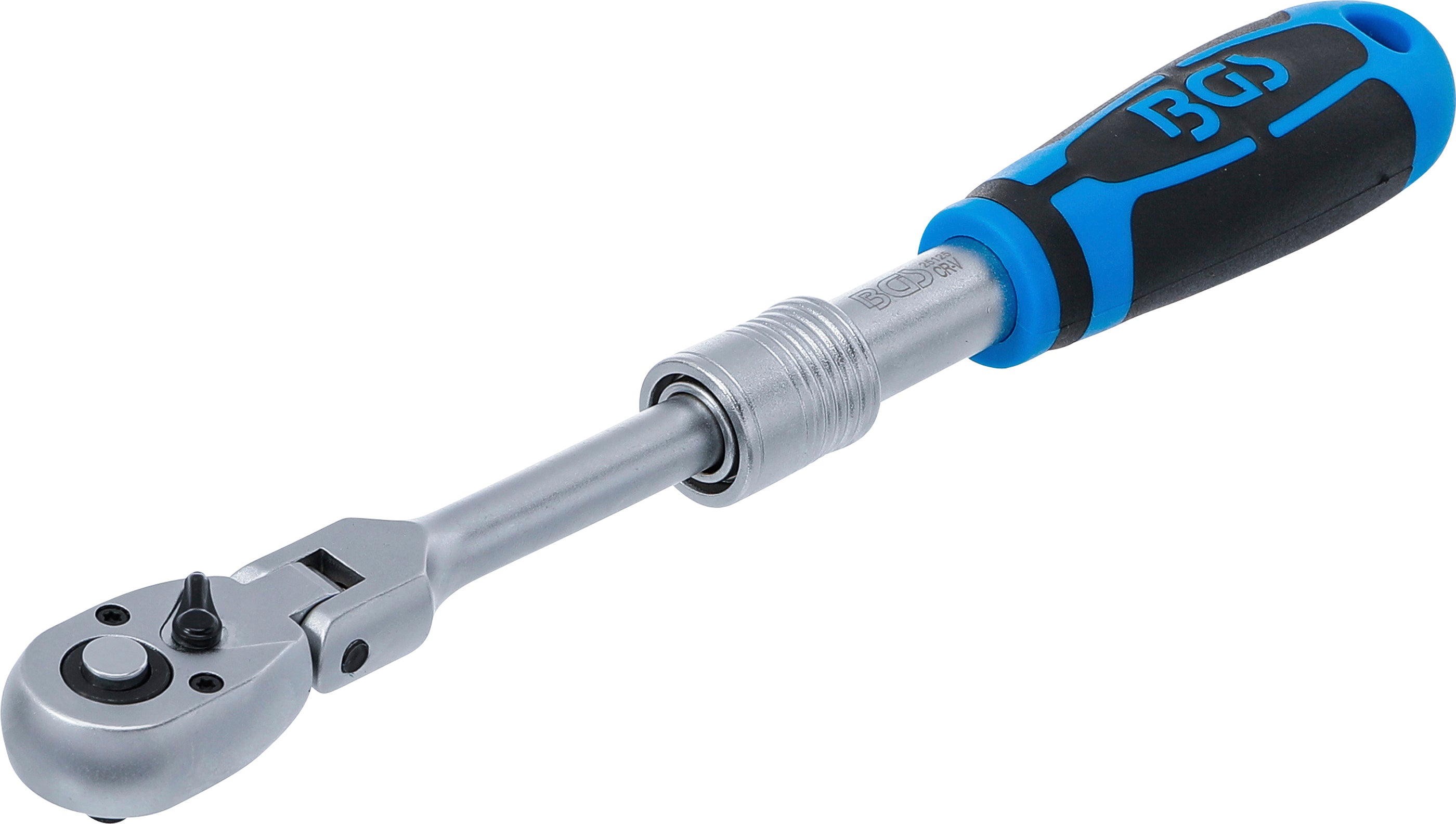 Omställbart Spärrhandtag, utdragbart, vinkelbart | 6,3 mm (1/4") | 210 - 250 mm