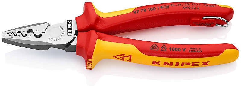KNIPEX Presstång ändhylsor 1000V