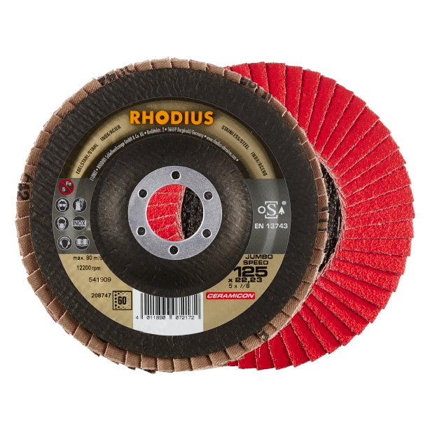RHODIUS CERAMICON Jumbo Speed K60 125mm (10/förp)