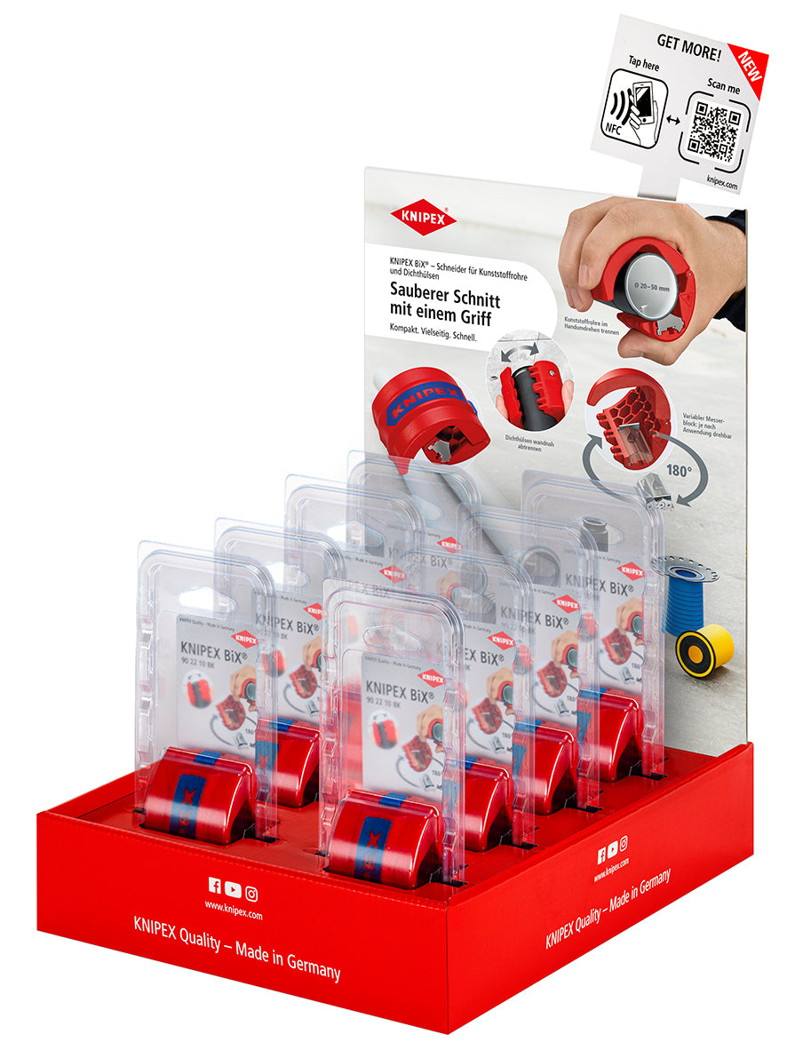 KNIPEX Försäljningsdisplay 8 x 902210BK