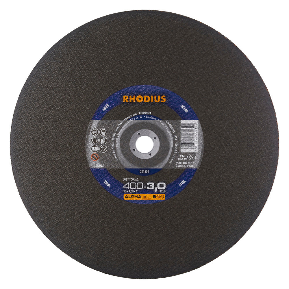 RHODIUS ST34 Kapskiva 400x3,0x25,4 (10 förp)