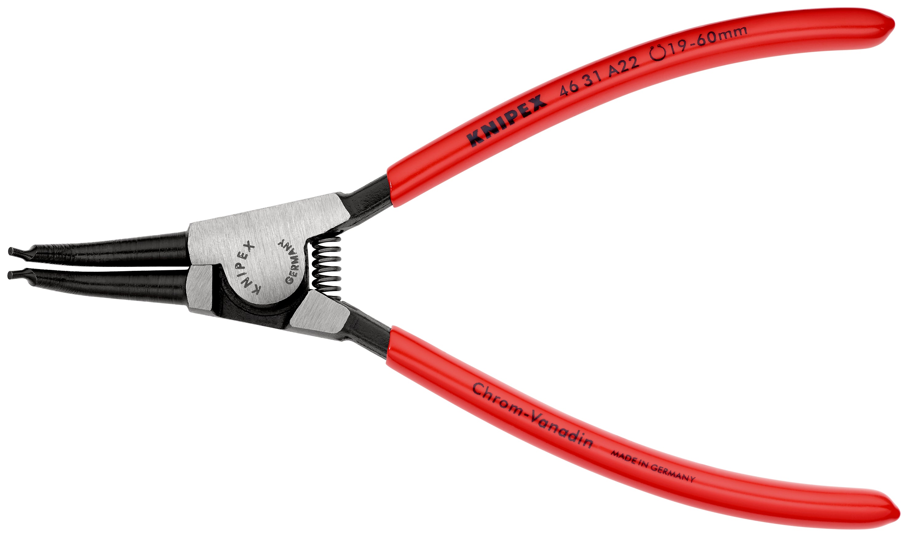KNIPEX Låsringstång Utv 45° 19-60mm