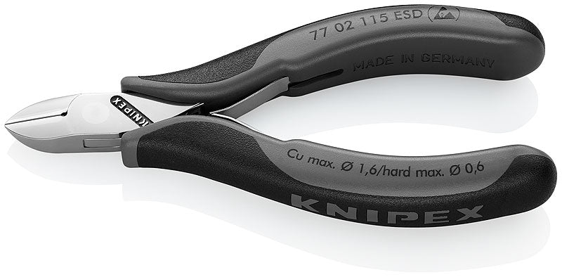 KNIPEX Sidavbitare m fjäder 115mm