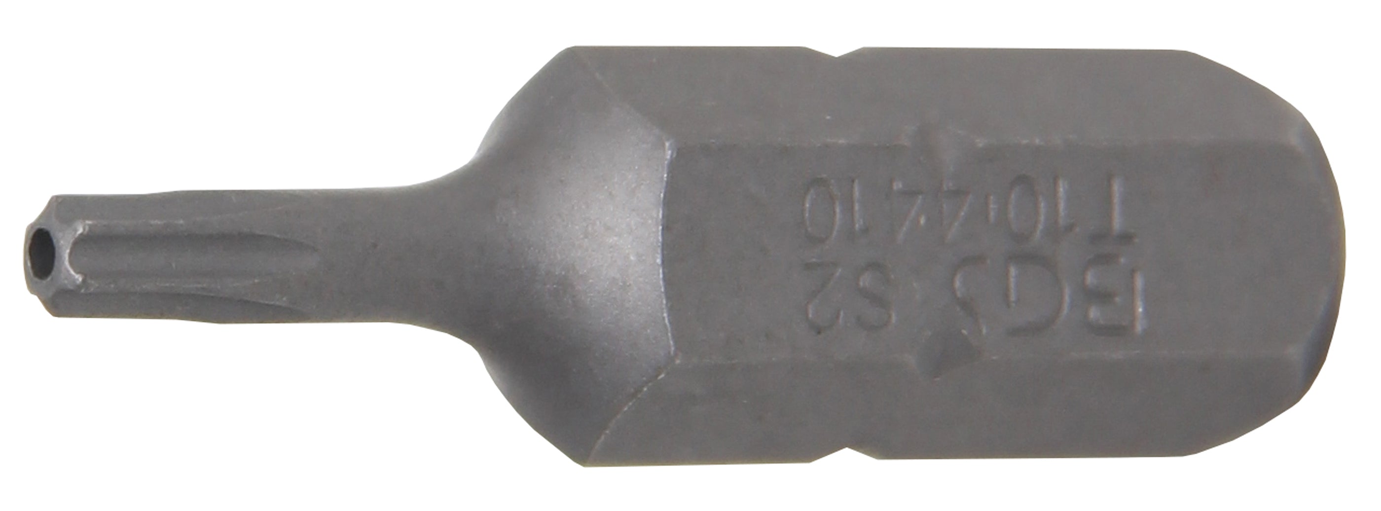Bit | Längd 30 mm | Yttre sexkant 8 mm (5/16") | T-Profil (för Torx) med borrning T10