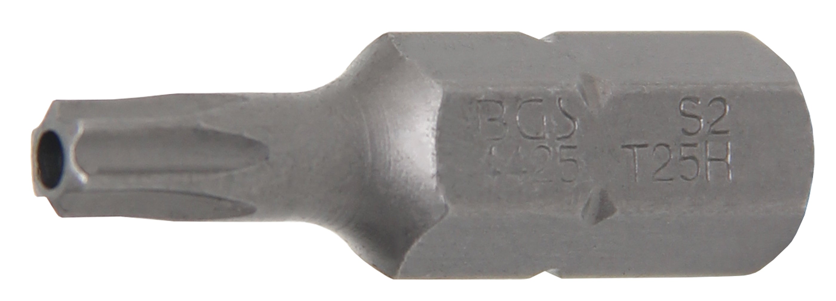 Bit | Längd 30 mm | Yttre sexkant 8 mm (5/16") | T-Profil (för Torx) med borrning T25