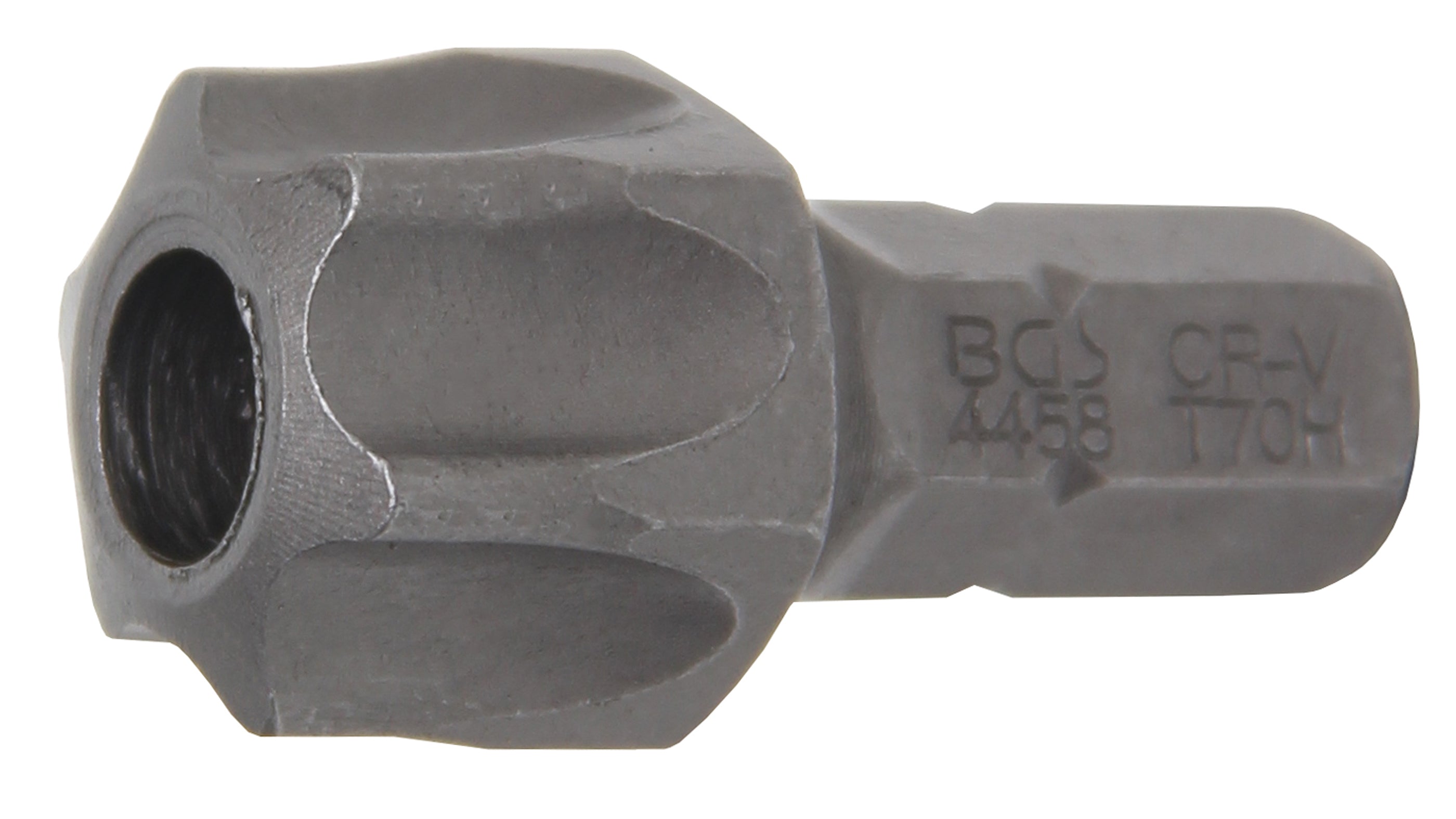 Bit | Längd 30 mm | Yttre sexkant 8 mm (5/16") | T-Profil (för Torx) med borrning T70