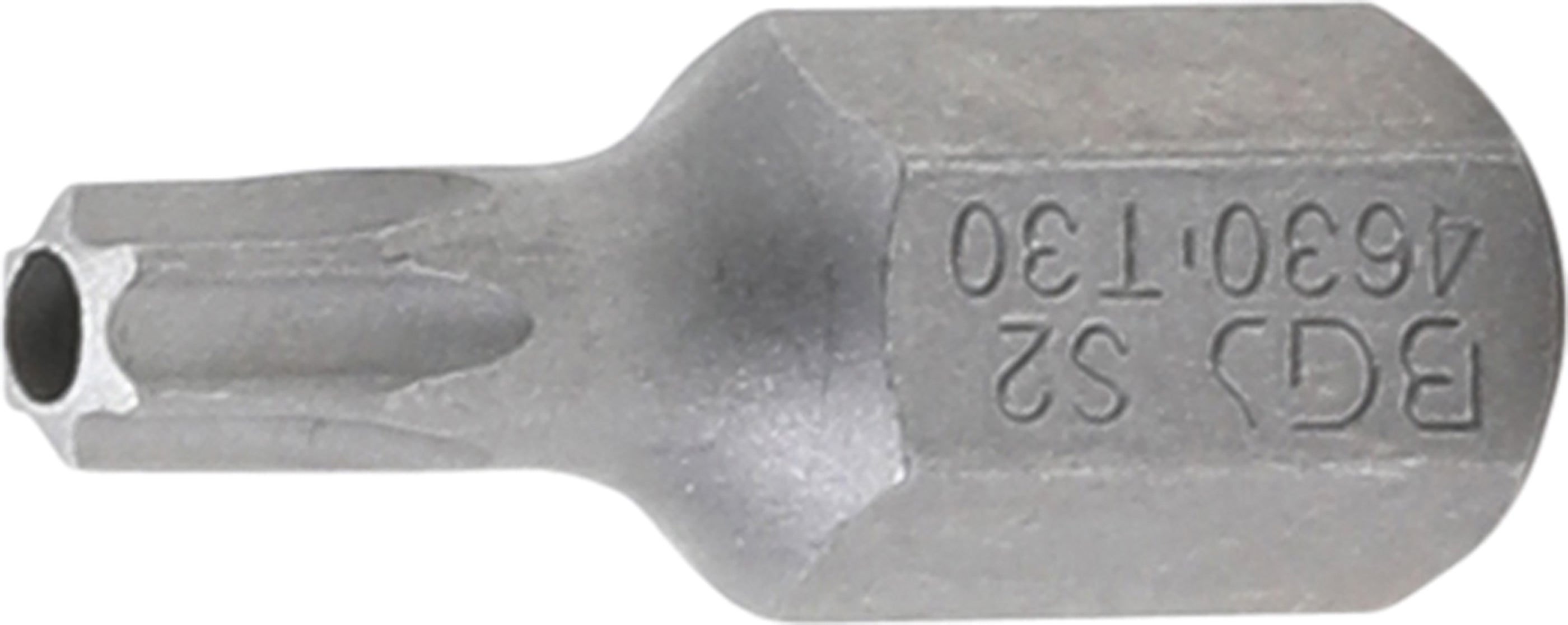 Bit | Längd 30 mm | Yttre sexkant 10 mm (3/8") | T-Profil (för Torx) med borrning T30