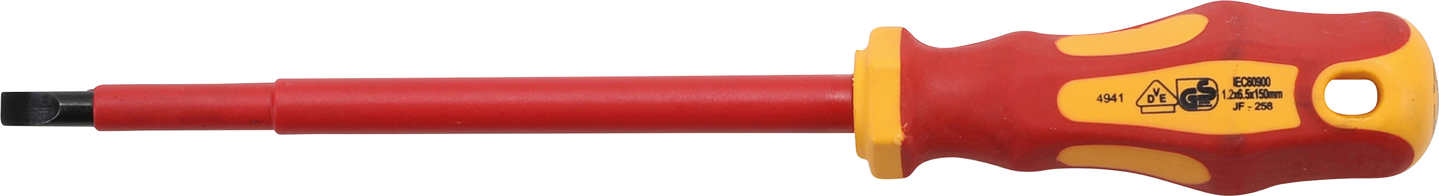 VDE-Skruvmejsel | Spår 6,5 mm | Klinglängd 150 mm