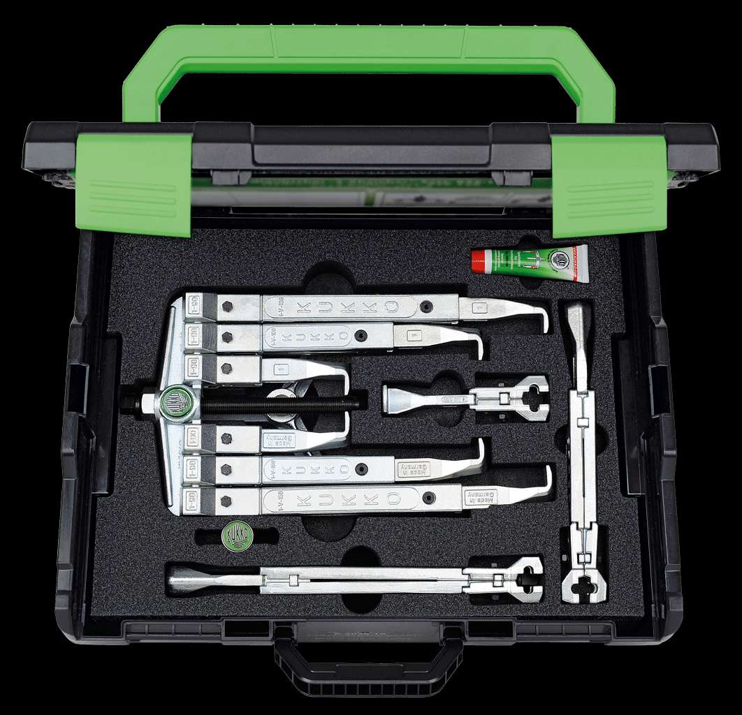 KUKKO Sets of universal  2- and 3-arm pullers