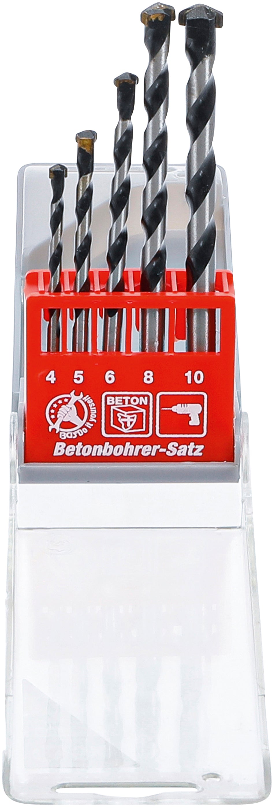 Betongborr-sats | 4 - 10 mm | 5 delar