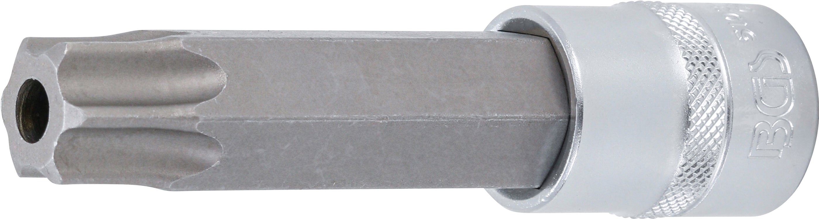 Bit-Insats | Längd 110 mm | 12,5 mm (1/2") | T-Profil (för Torx) med borrning T90