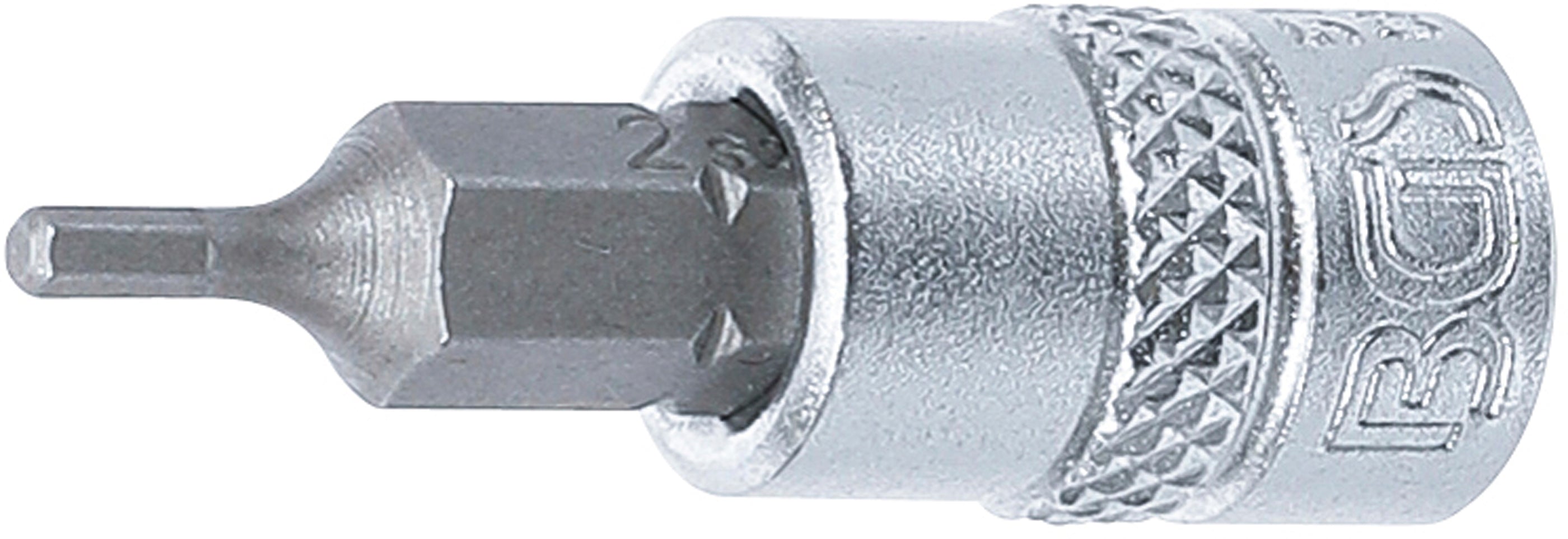 Bit-Insats | 6,3 mm (1/4") | Inre sexkant 2 mm