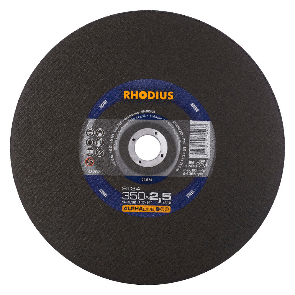 RHODIUS ST34 Kapskiva 350x2,5x32,0 (10 förp)